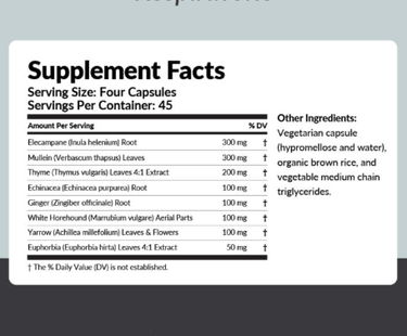 Clear Lung Rejuv - 180 caps Conners Clinic Supplement - Conners Clinic